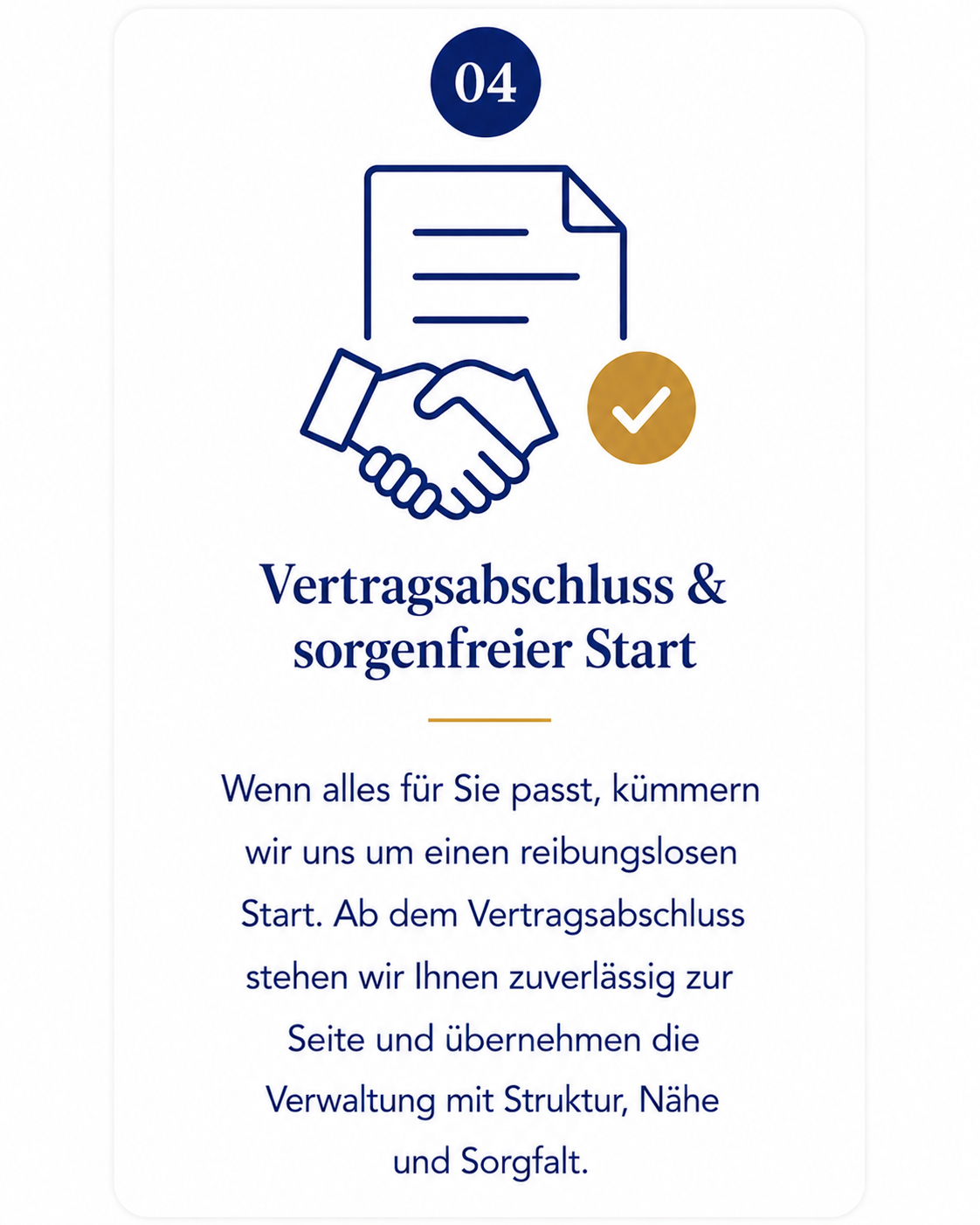 vertragsabschluss